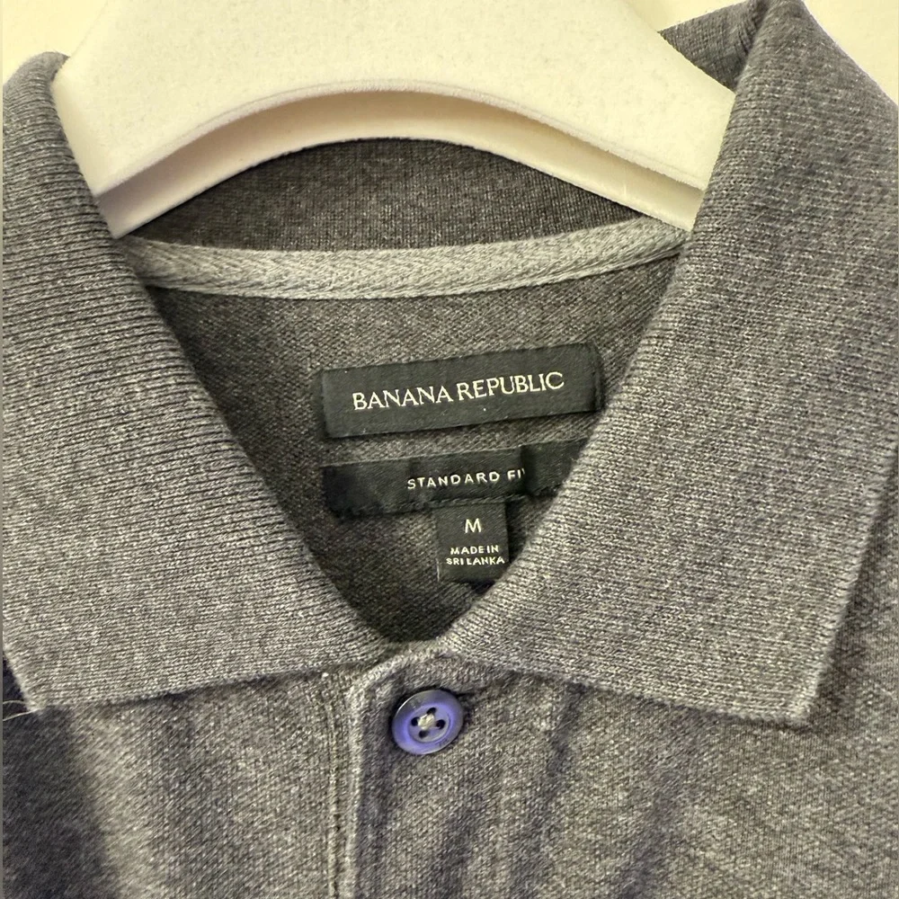 Banana Republic Charcoal Polo Shirt